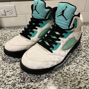 Air Jordan 5 Retro Island Green - size 14
